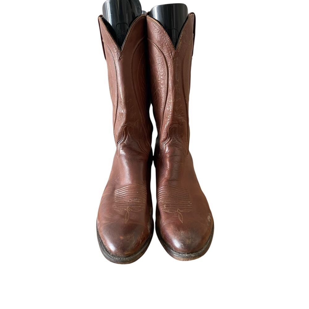 Lucchese Bart Western cowboy boots Size:14D